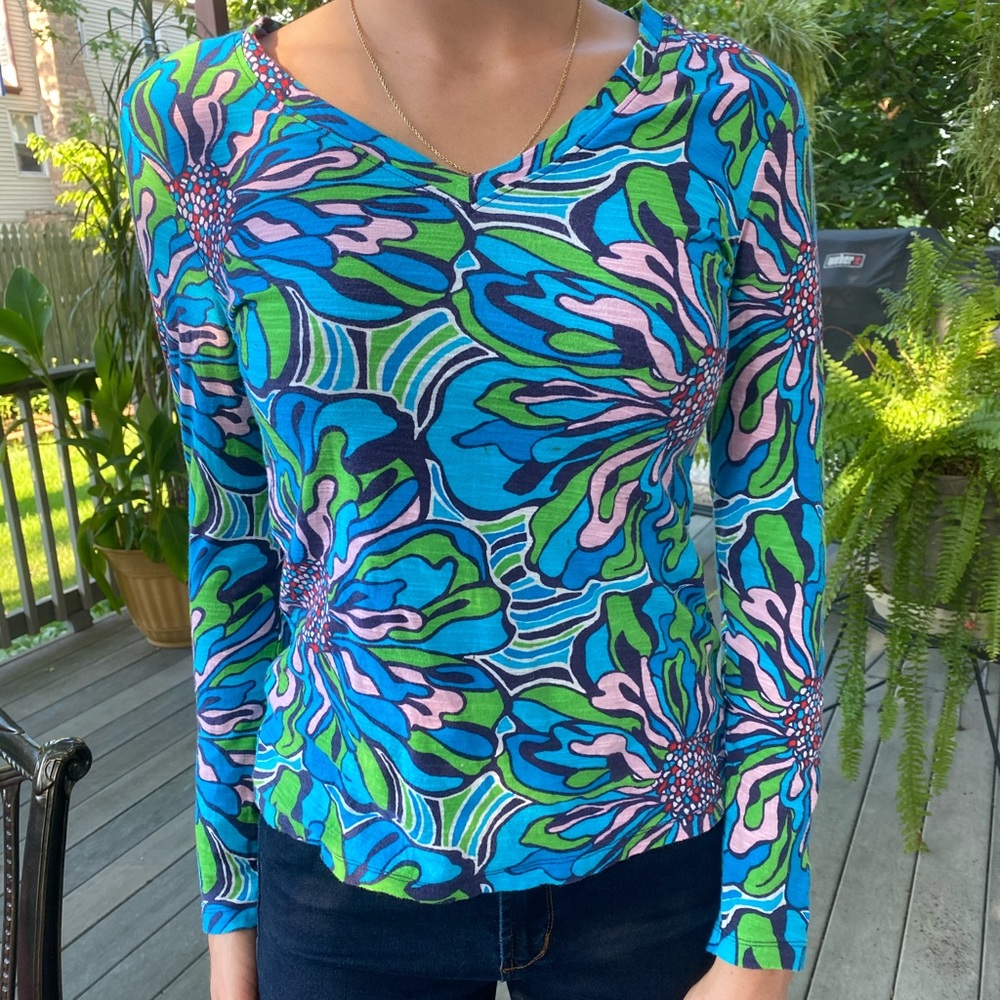 Long sleeve lily pulitzer shirt